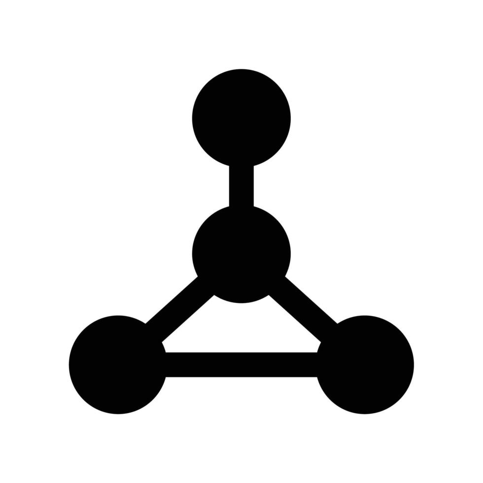 icône d'algorithme pour le diagramme de structure de travail dans le style de contour noir vecteur