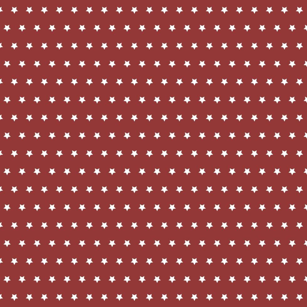 motif d'étoile sans couture de noël avec la couleur rouge et blanche vecteur