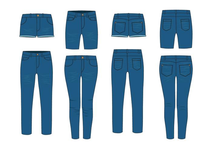 Vecteur blue jeans gratuit