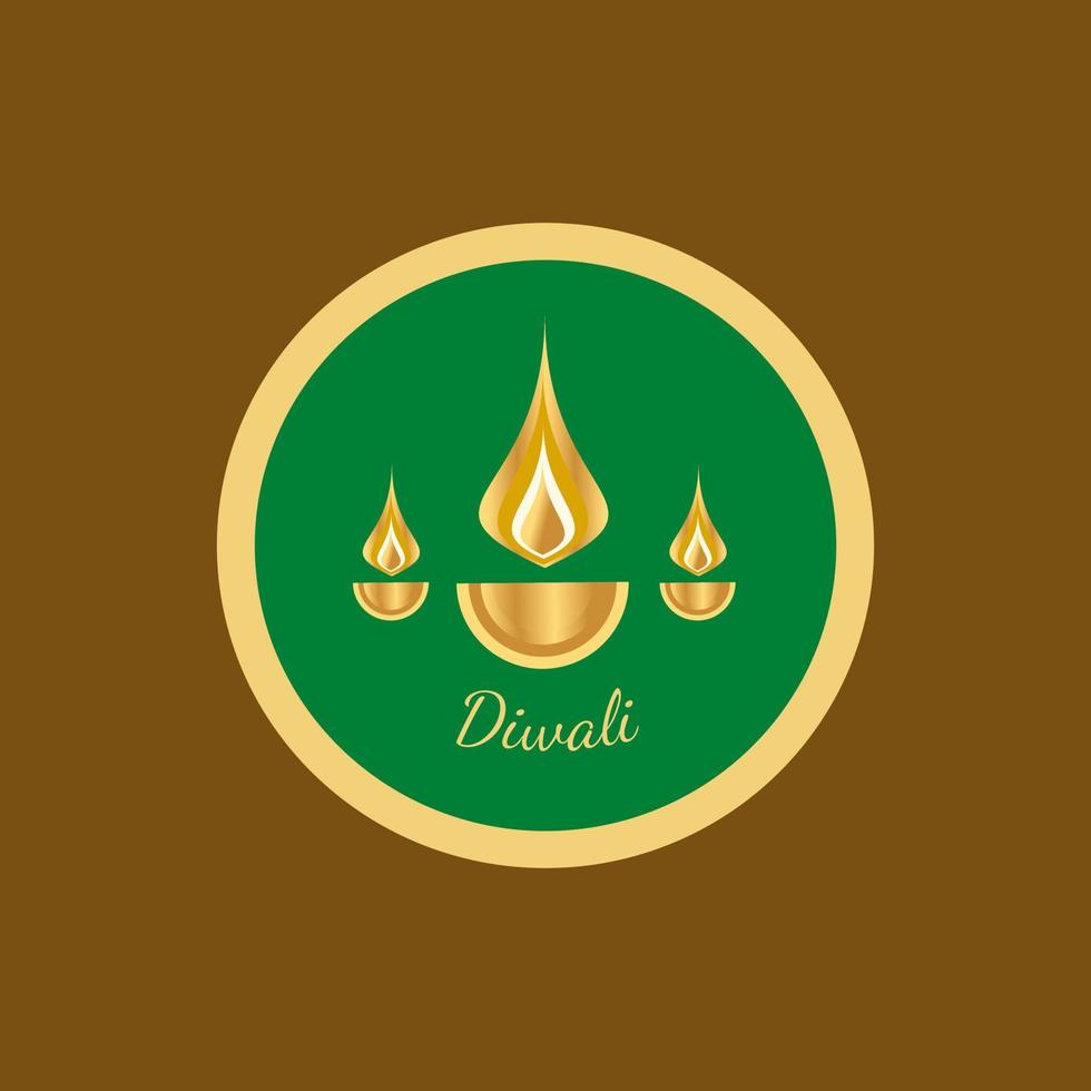 illustration de conception plate ou affiche ou dépliant, festival de diwali vecteur