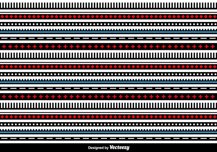 Fond géométrique du vecteur des lignes