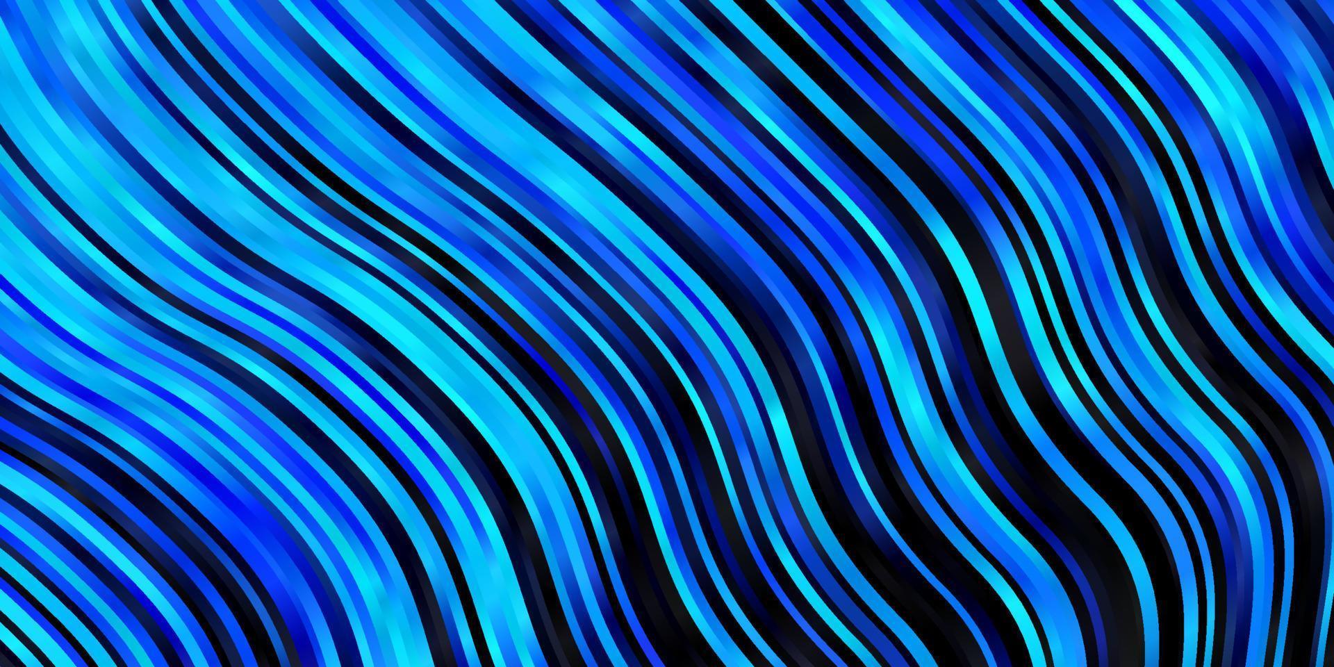 modèle vectoriel bleu foncé avec des lignes courbes.