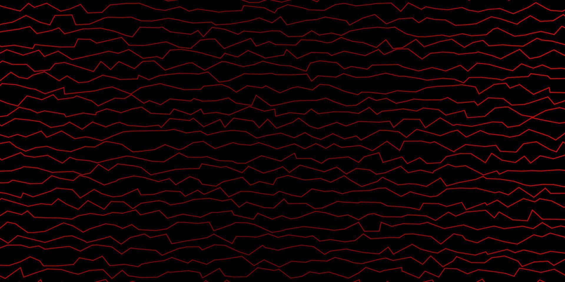 toile de fond de vecteur rouge foncé avec des lignes pliées.