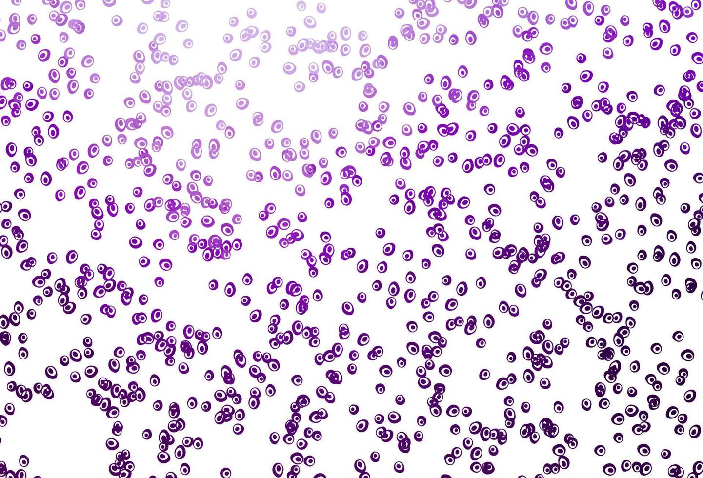 couverture vectorielle violet clair avec des taches. vecteur