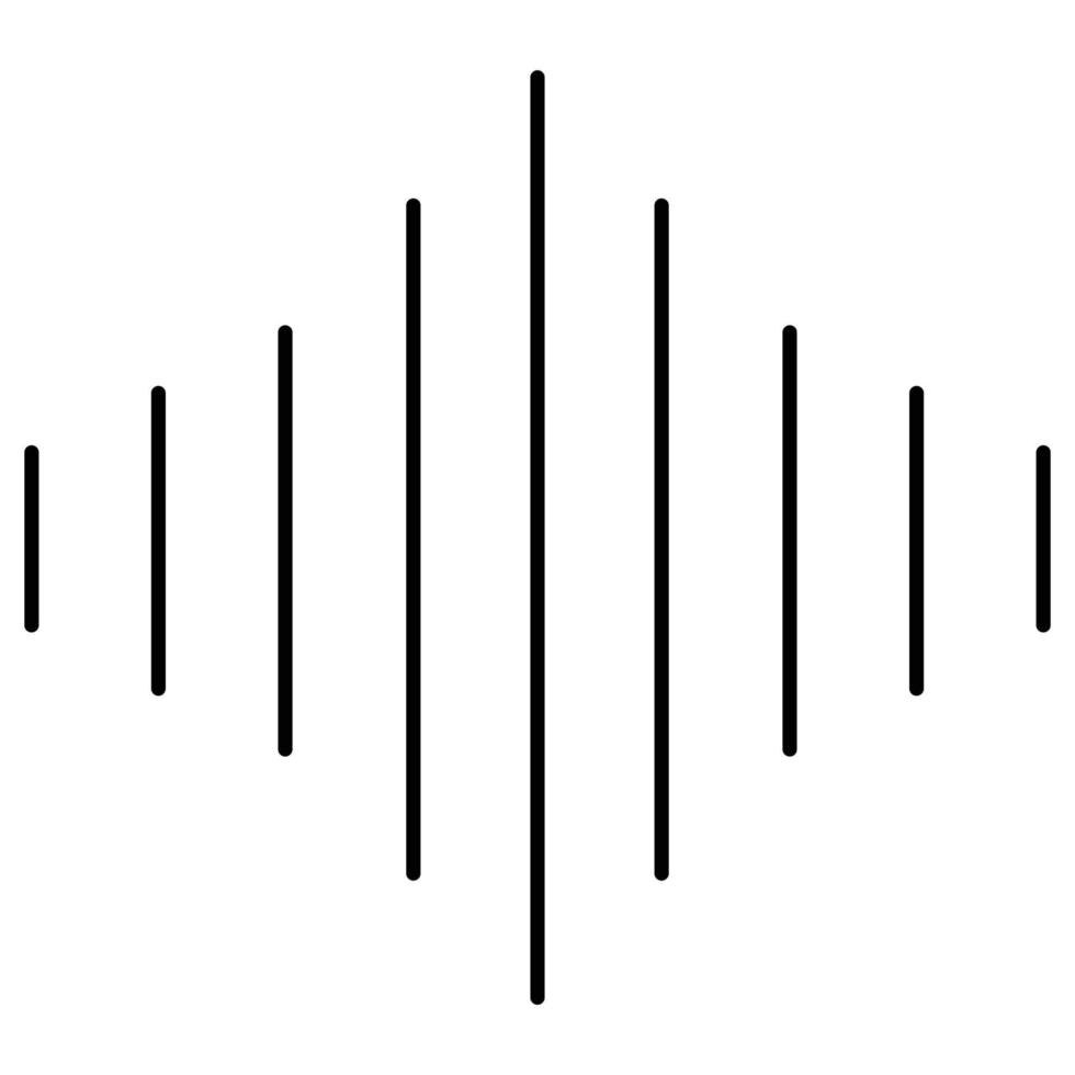 ondes audio qui peuvent facilement modifier ou éditer vecteur