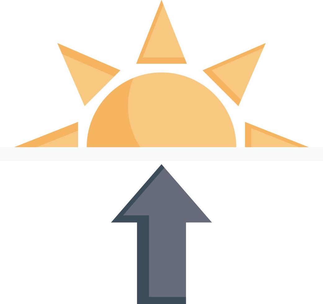 illustration vectorielle de lever de soleil sur un background.symboles de qualité premium.icônes vectorielles pour le concept et la conception graphique. vecteur
