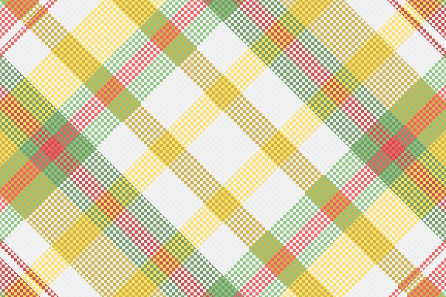 motif de couleur rétro tartan ou plaid. vecteur