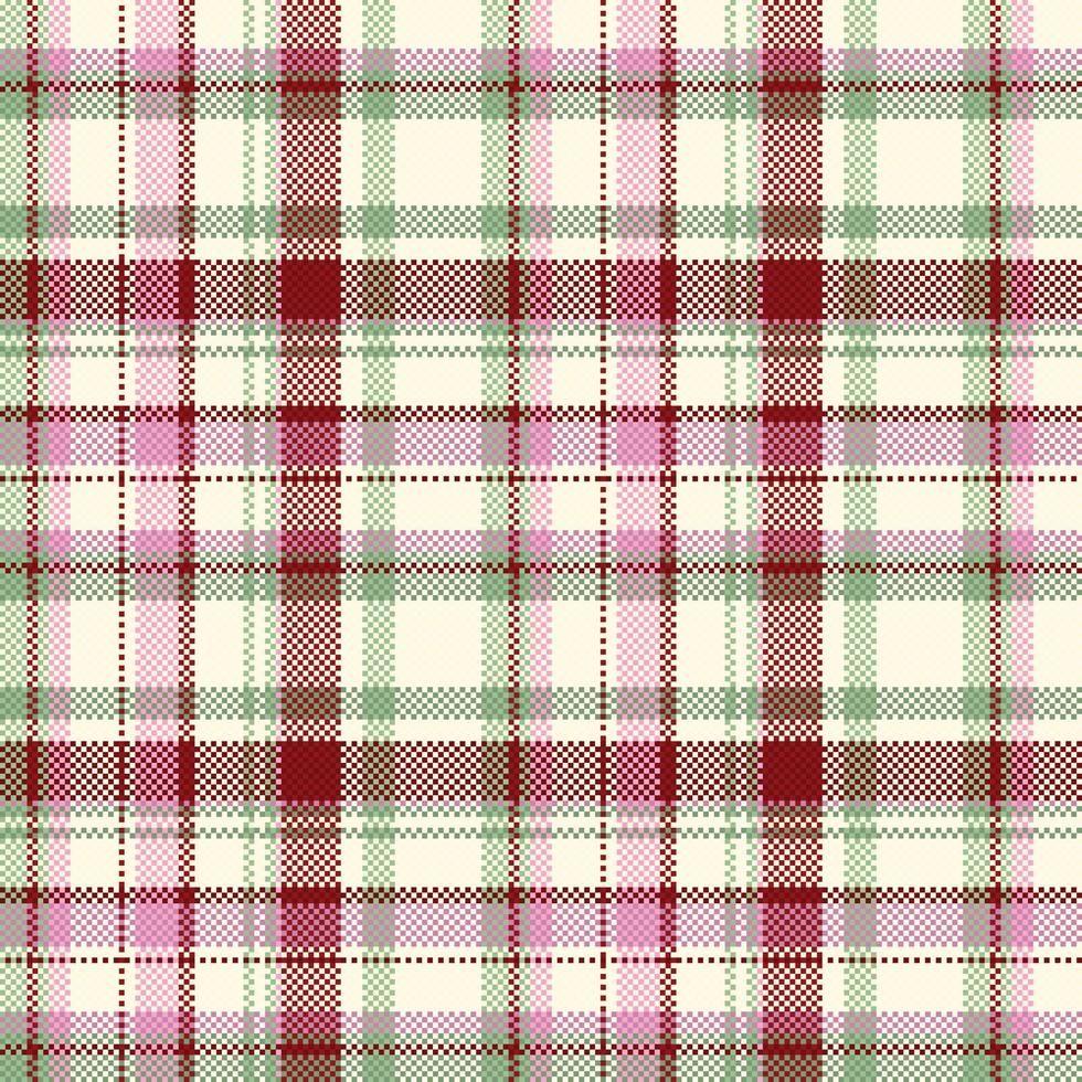 motif de couleur rétro tartan ou plaid. vecteur