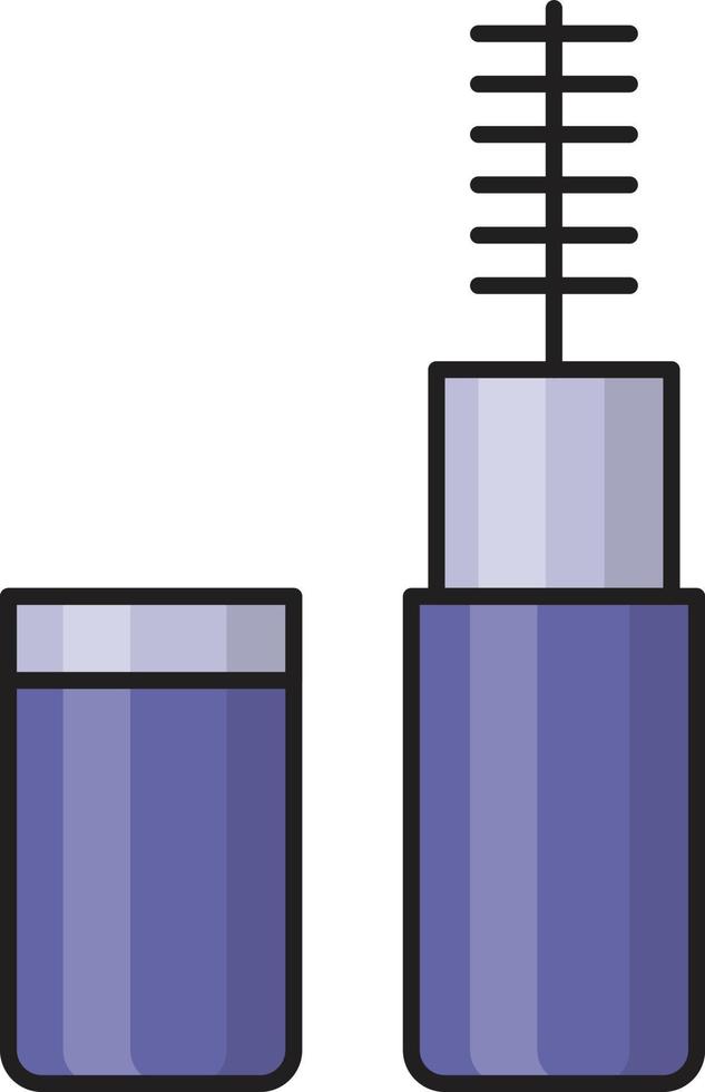 illustration vectorielle de mascara sur fond.symboles de qualité premium.icônes vectorielles pour le concept et la conception graphique. vecteur