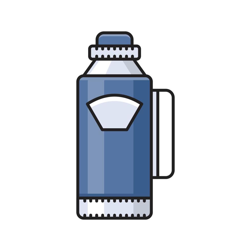 illustration vectorielle de bouteille de jus sur un fond. symboles de qualité premium. icônes vectorielles pour le concept et la conception graphique. vecteur