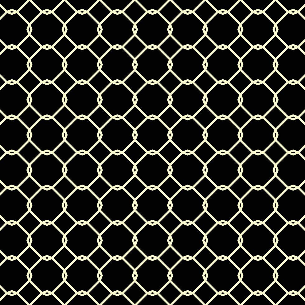 quadrilatères de tresse répétés sur la conception de vecteur de motif noir