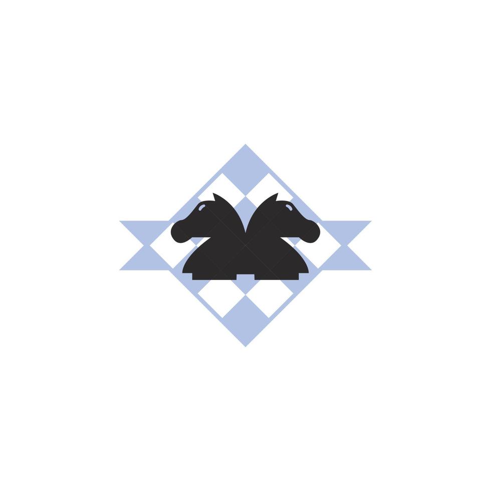 pièce d'échecs vectorielle pour la création de logo. illustration de pion, tour, chevalier, évêque, roi et reine vecteur