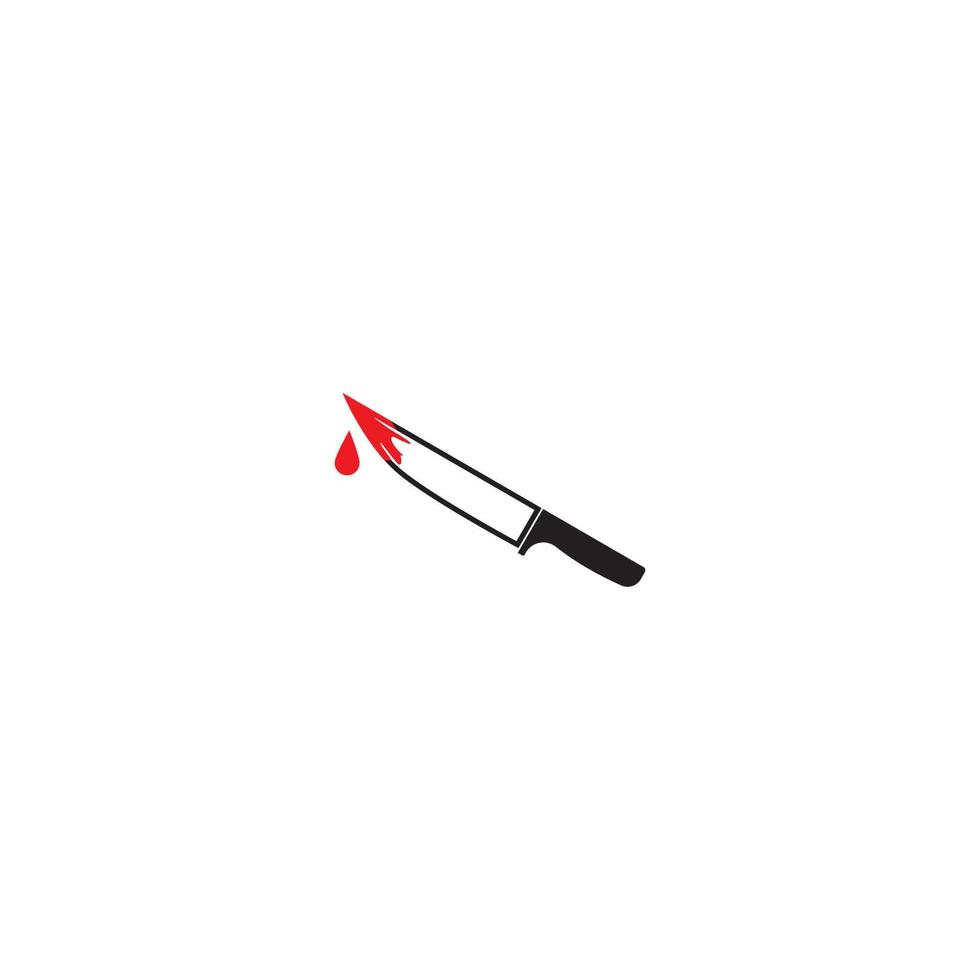 illustration de jeu d'icônes vectorielles de couteaux de cuisine vecteur