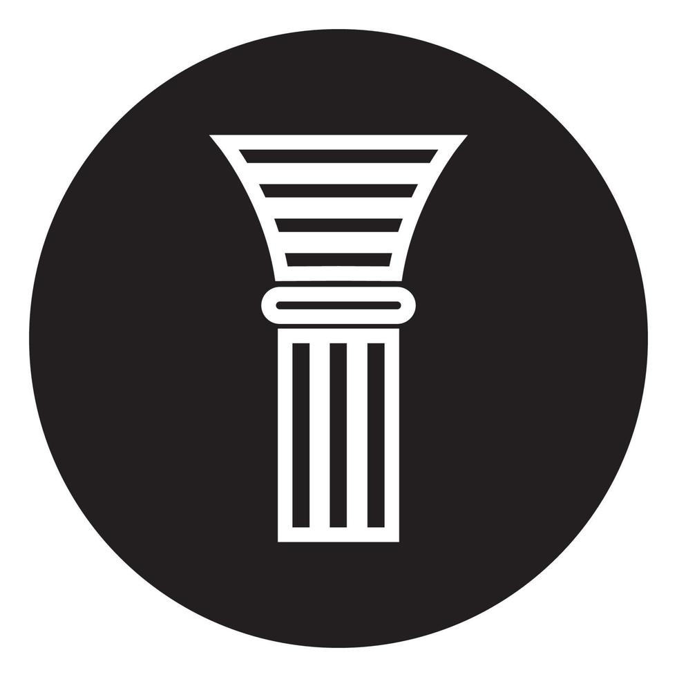 logo pilier simple vecteur