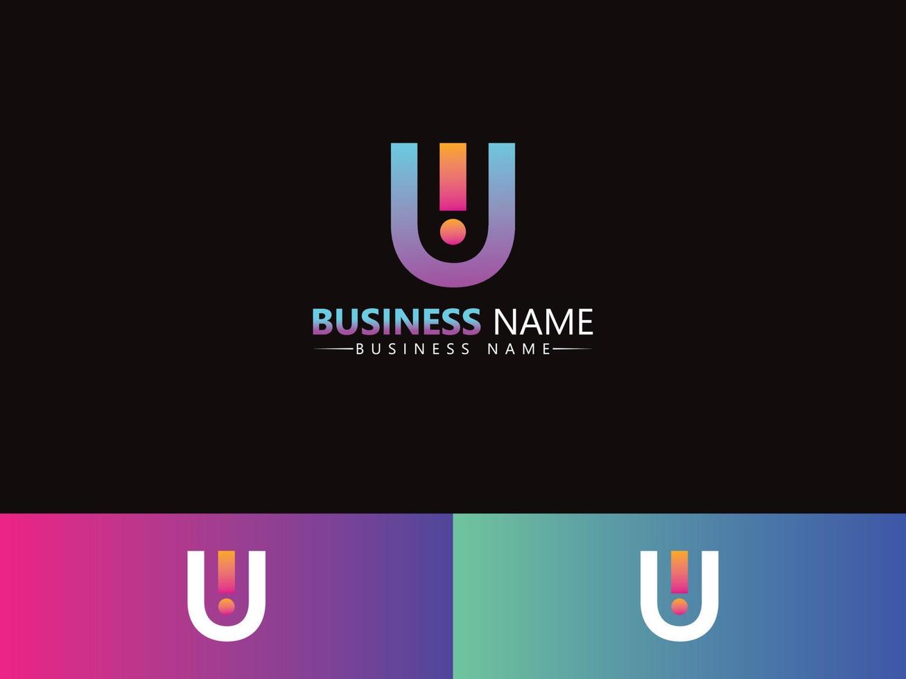 créatif ui ui ui logo icône vector art