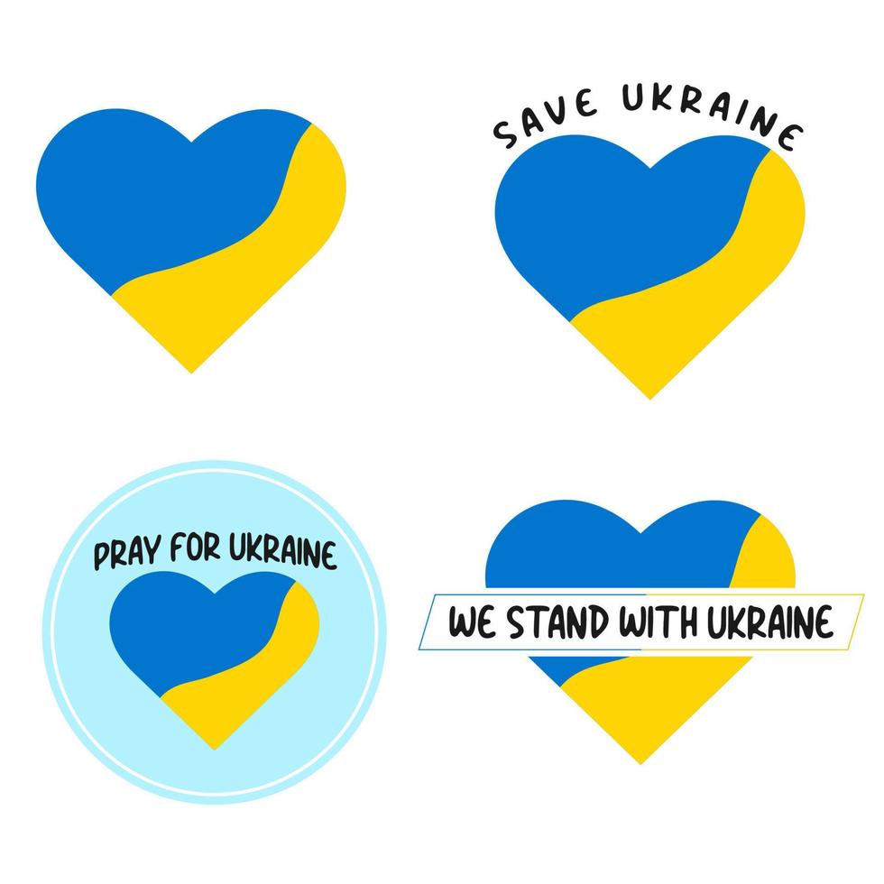 design plat guerre d'ukraine. illustration vectorielle vecteur