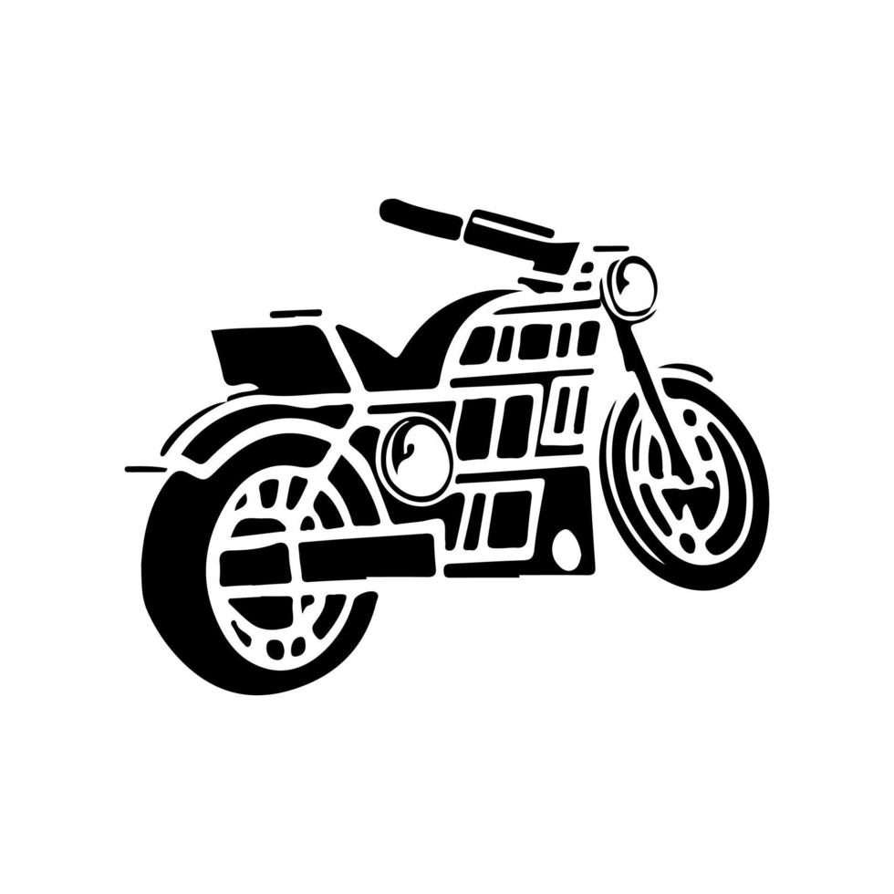 vecteur de logo de moto.