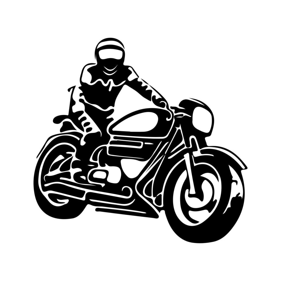 vecteur de logo de moto.