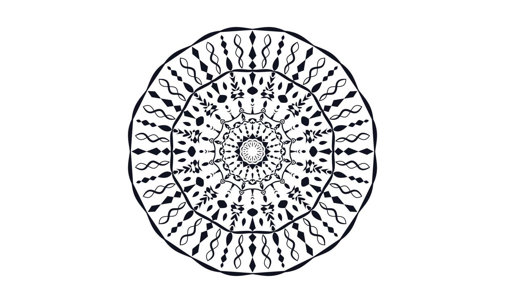 conception de mandala de luxe fond de vecteur conception de motif floral abstrait vintage