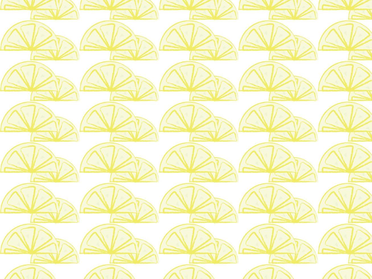 fond d'écran de citron, illustration, vecteur sur fond blanc.