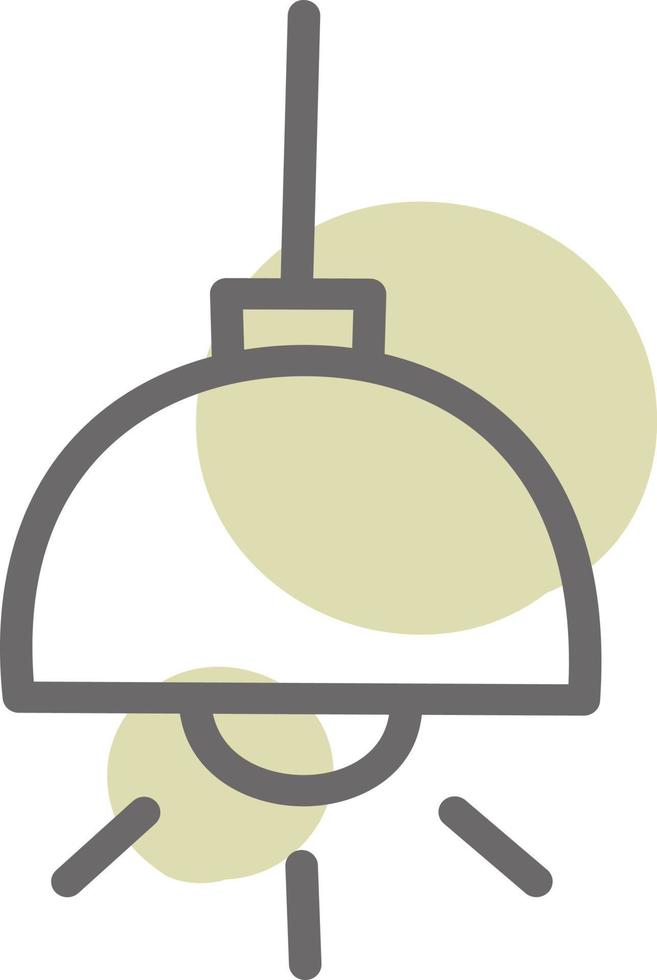 lampe de cuisine, illustration, vecteur sur fond blanc.