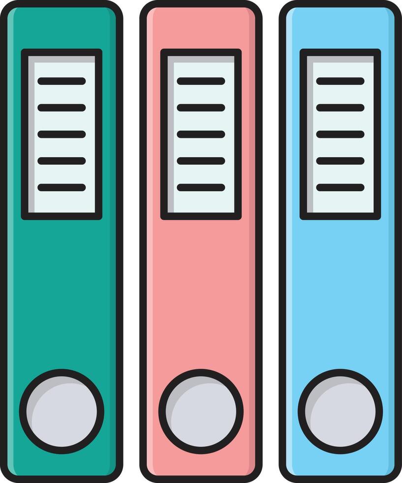 fichiers de reliure illustration vectorielle sur un fond. symboles de qualité premium. icônes vectorielles pour le concept et la conception graphique. vecteur