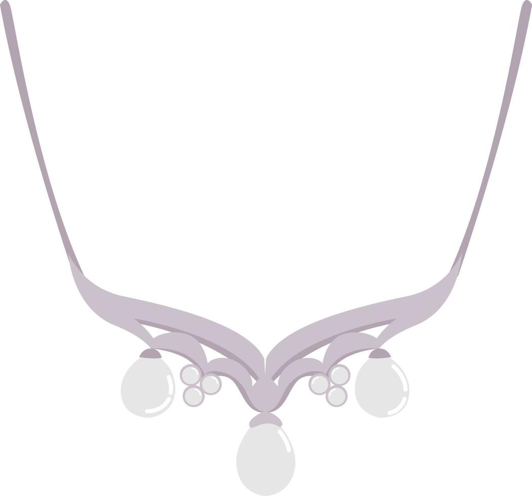 collier, illustration, vecteur sur fond blanc.