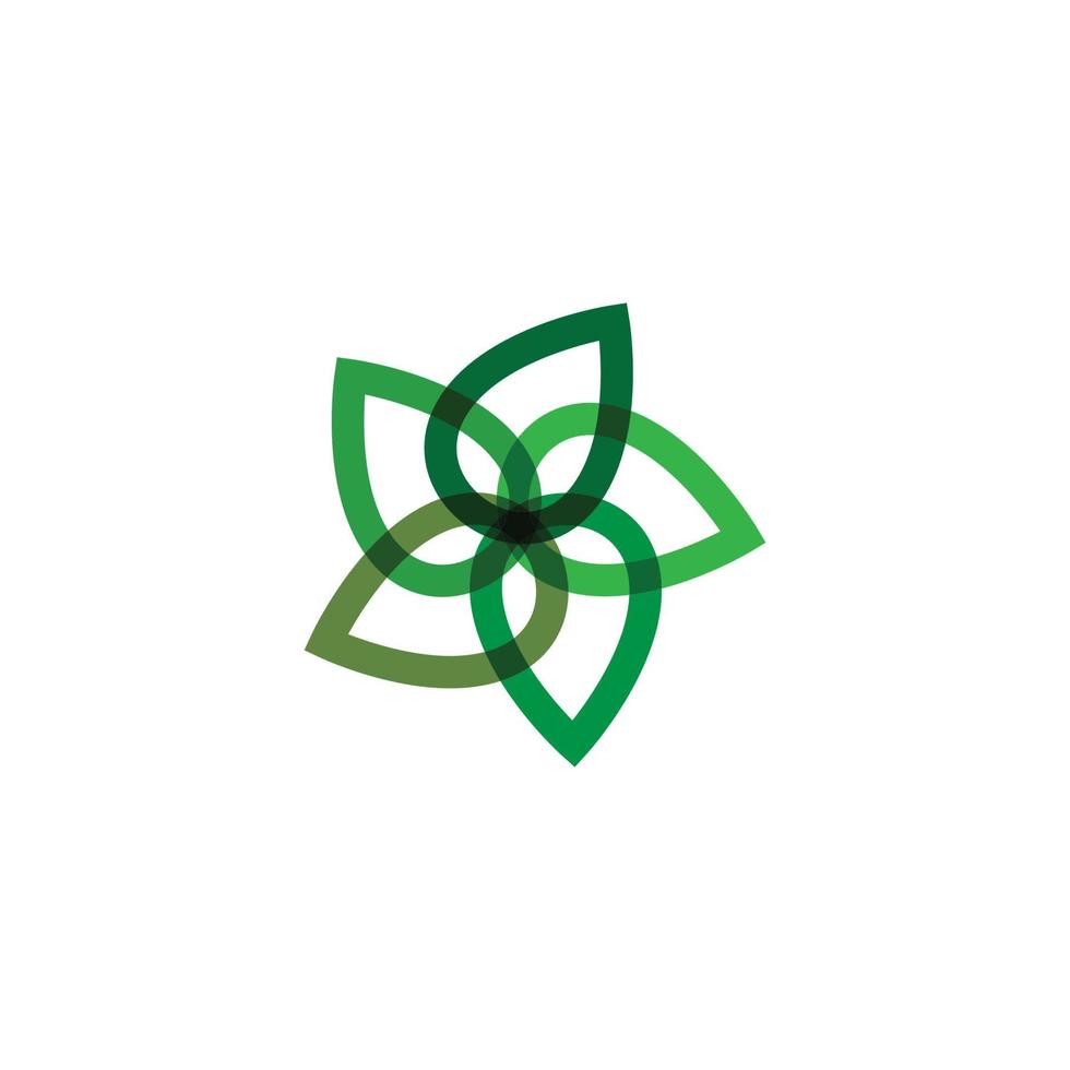 vecteur de logo de fleur
