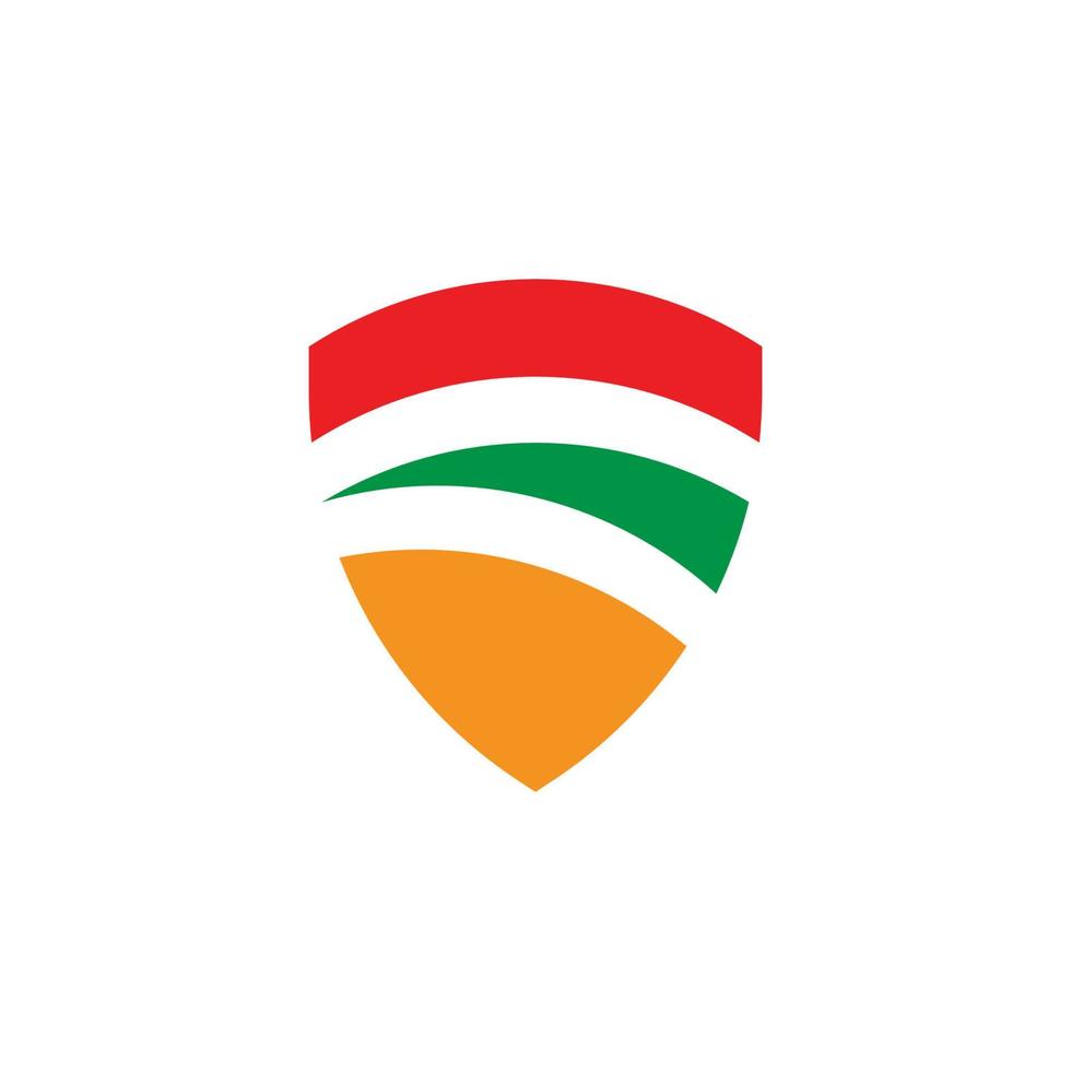 logo de symbole de bouclier vecteur