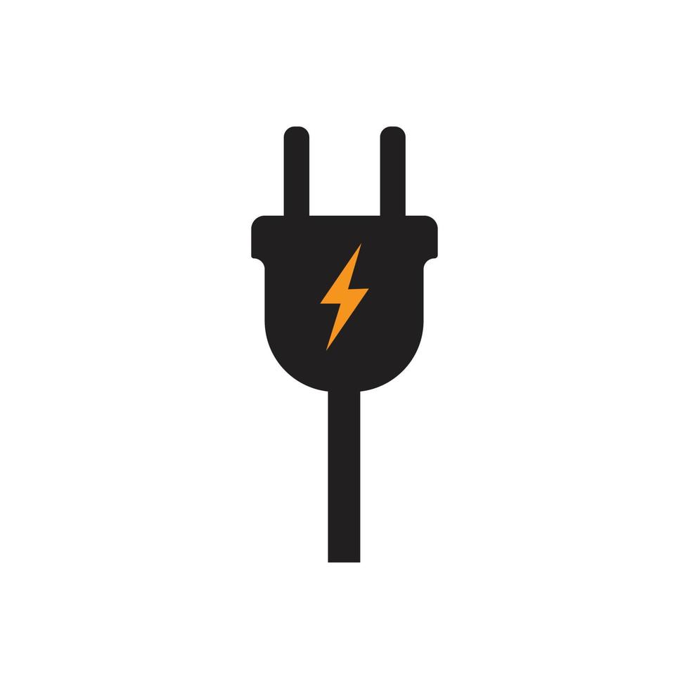 prise électrique logo modèle vecteur icône illustration design