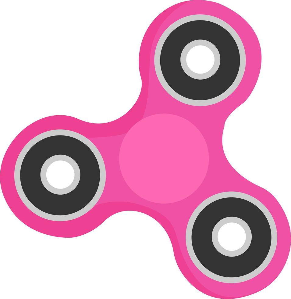 fidget spinner, illustration, vecteur sur fond blanc.