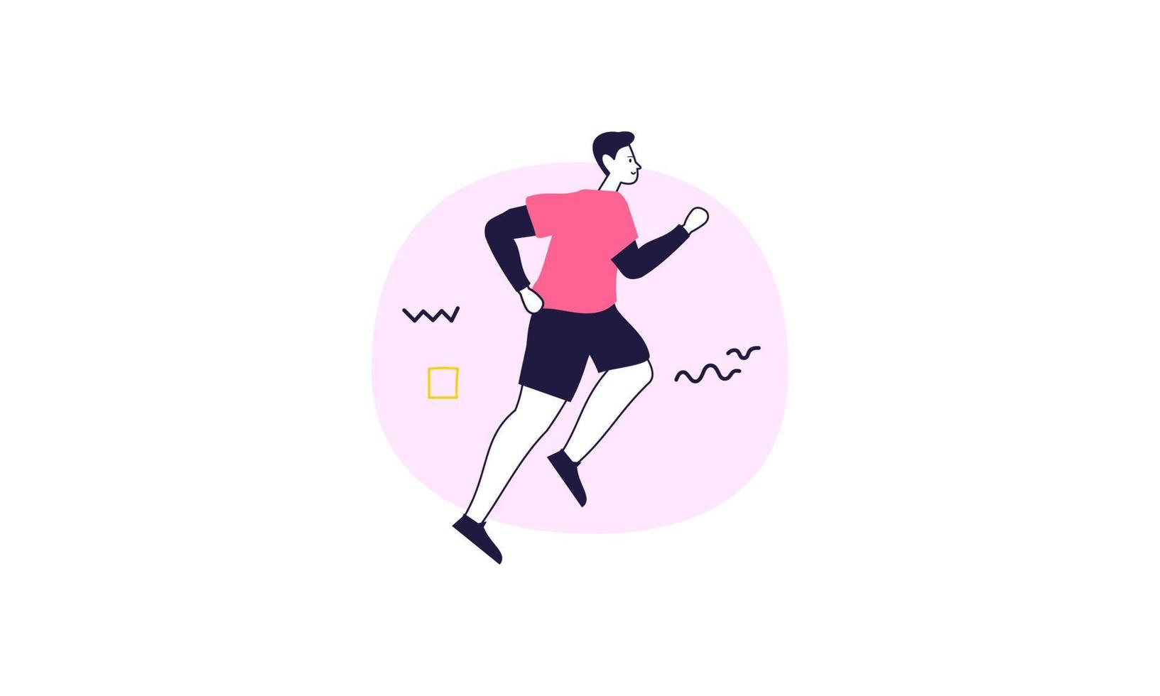 personnes faisant des activités sportives vecteur d'illustration