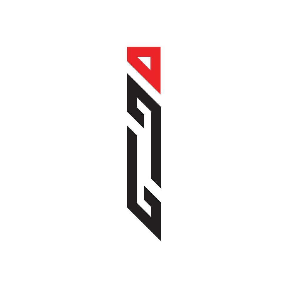 lettre i logo icône éléments de modèle de conception de vecteur