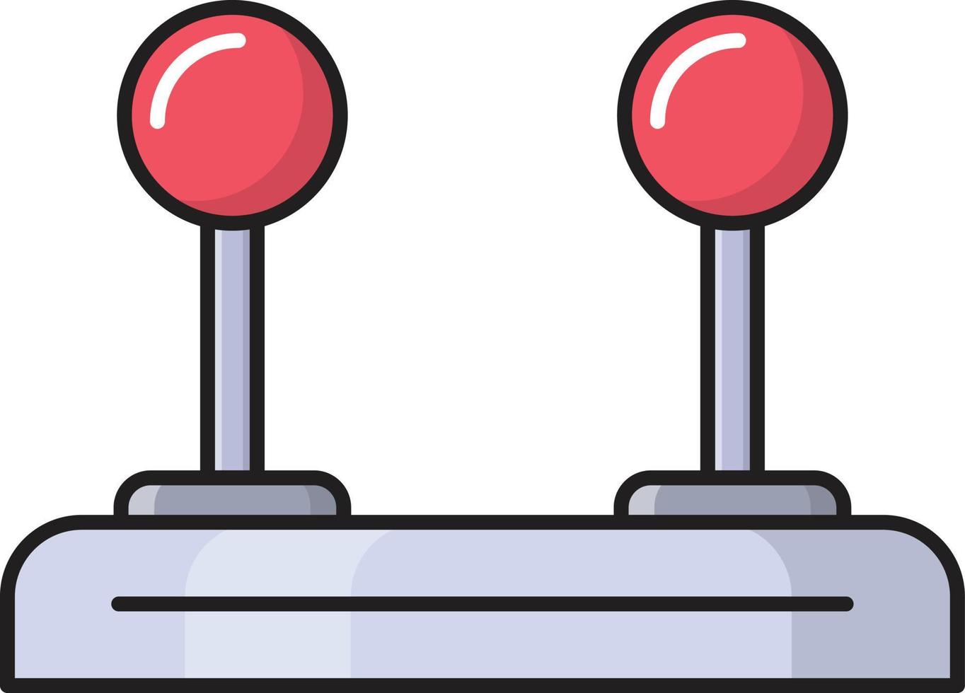 illustration vectorielle de joystick sur un background.symboles de qualité premium.icônes vectorielles pour le concept et la conception graphique. vecteur