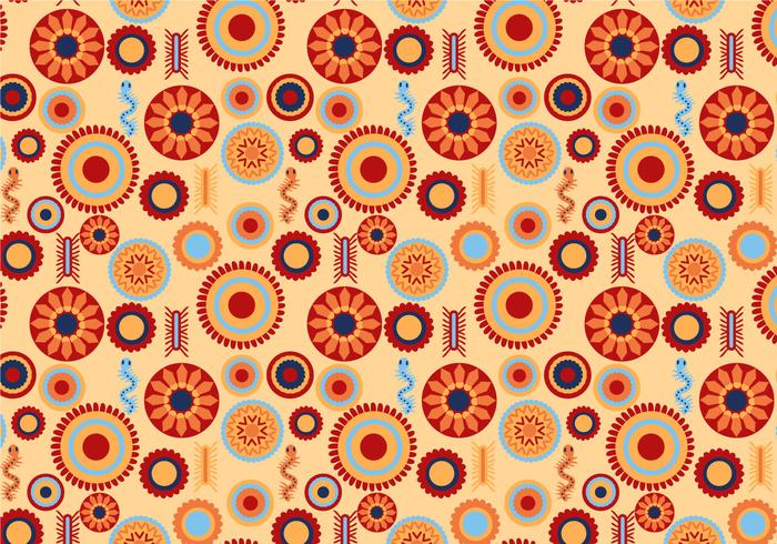 Vecteurs gratuits de Huichol Pattern vecteur