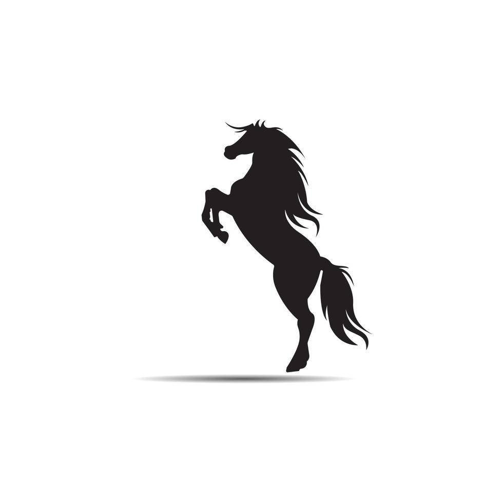 illustration vectorielle de cheval logo modèle vecteur