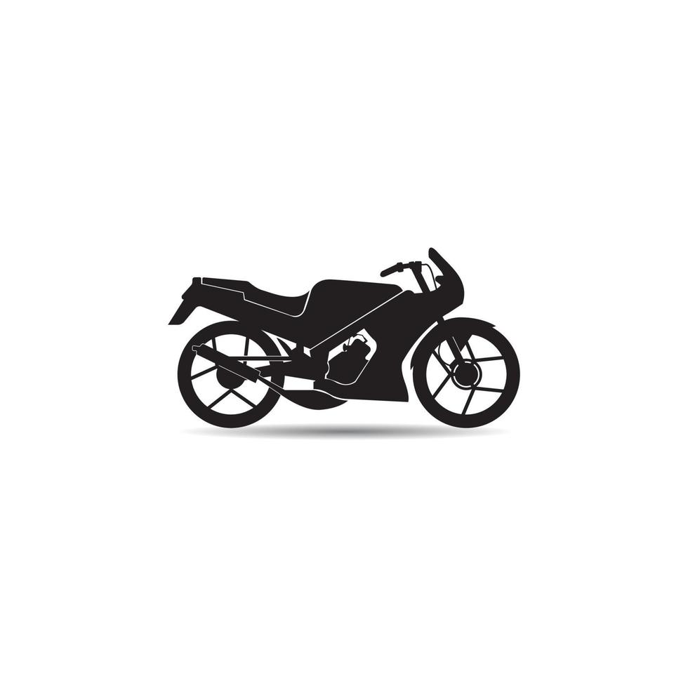 moto icône vecteur conception illustration logo