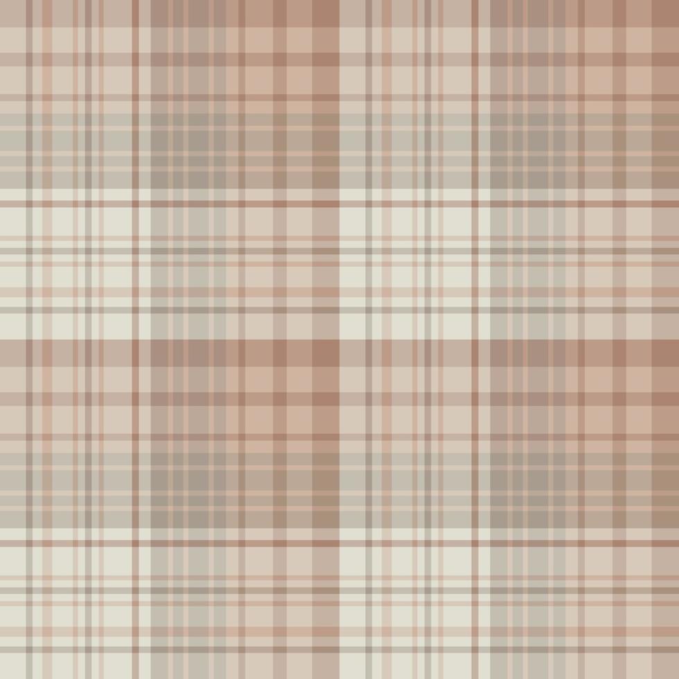 motif sans couture dans des couleurs beige clair et marron clair pour plaid, tissu, textile, vêtements, nappe et autres choses. image vectorielle. vecteur