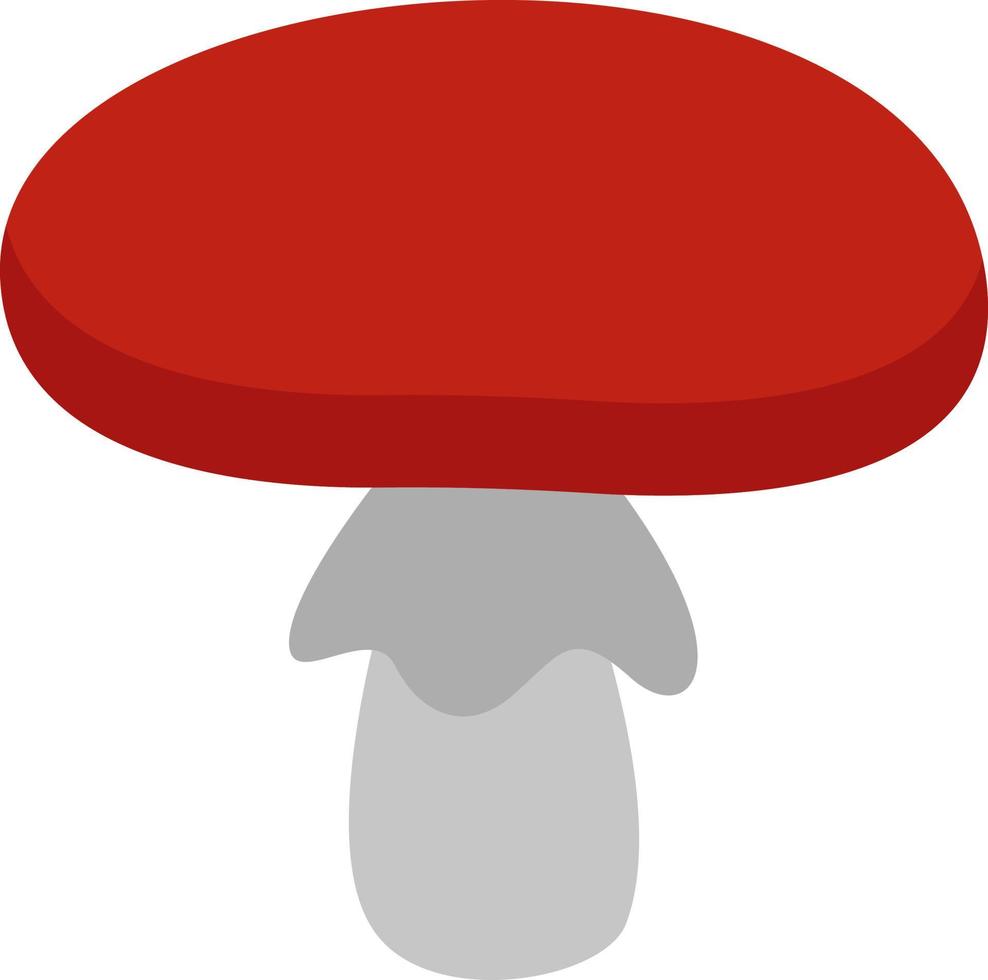 champignon vénéneux, illustration, vecteur sur fond blanc.