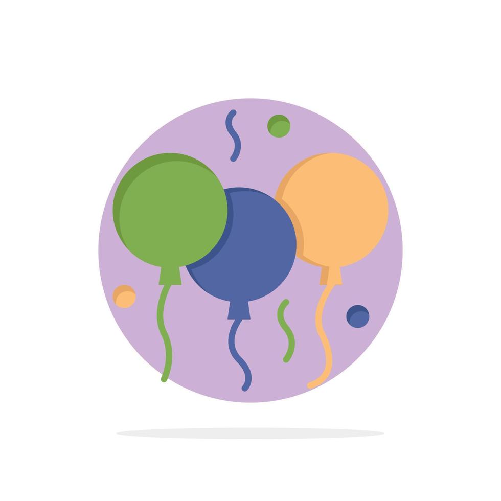 jour indien ballon inde abstrait cercle fond plat couleur icône vecteur