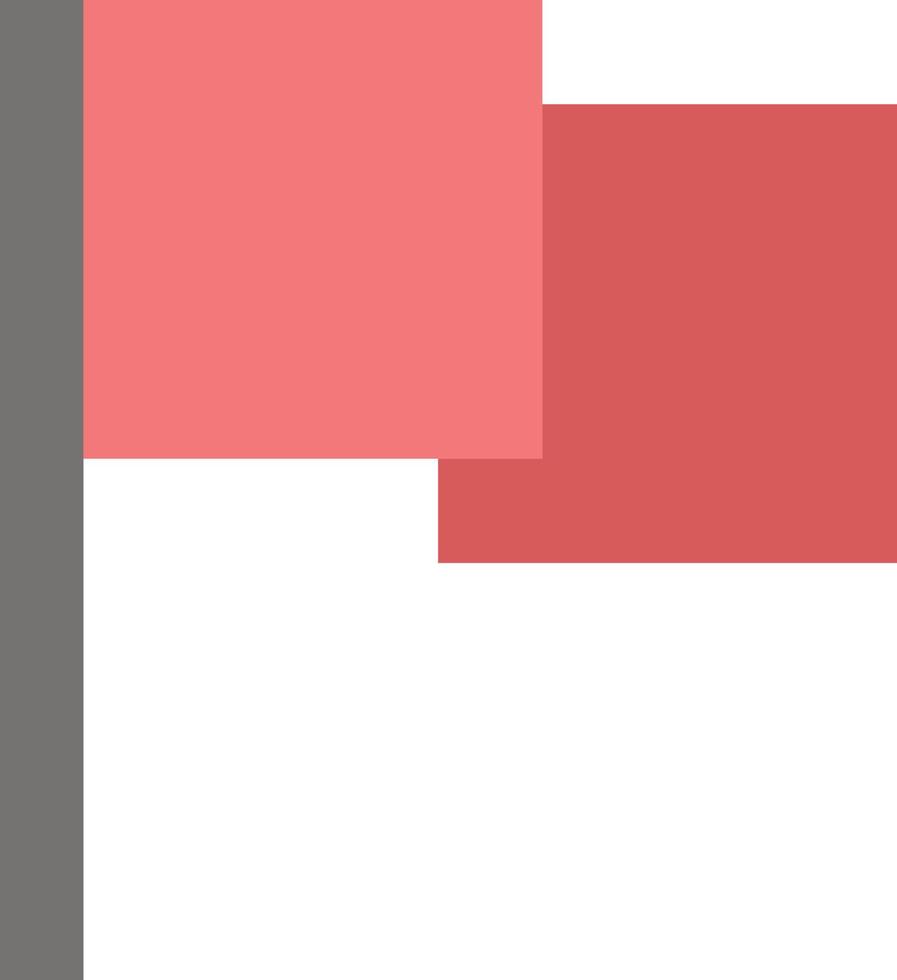 drapeau de base ui plat couleur icône vecteur icône modèle de bannière