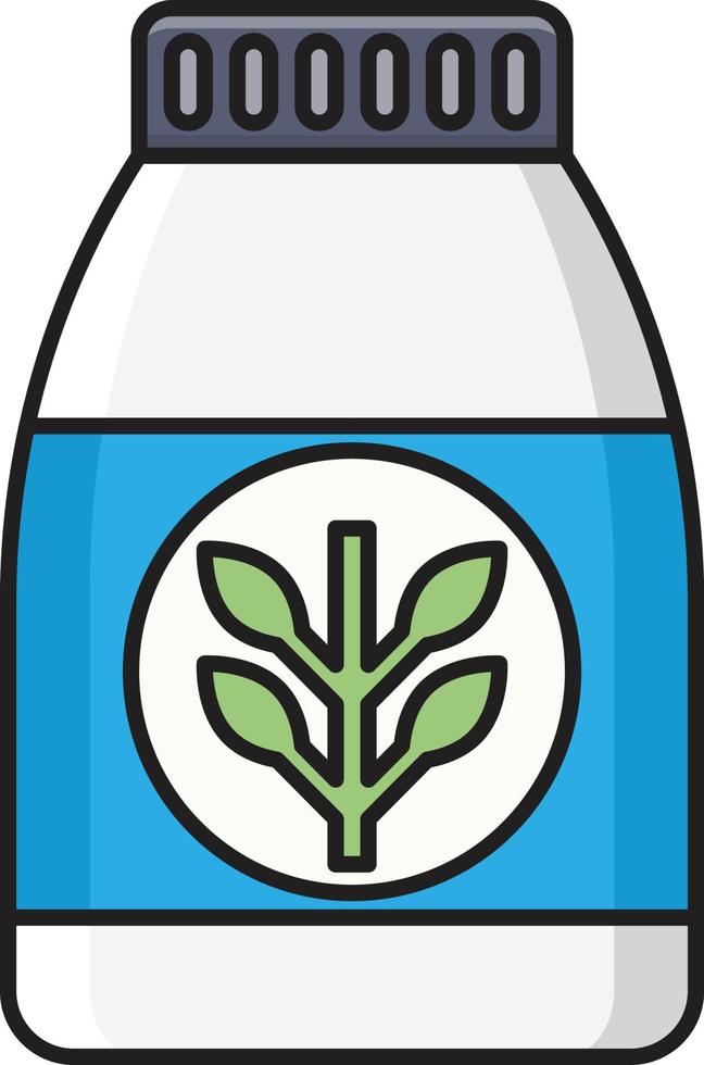 illustration vectorielle de bouteille de grain sur un fond. symboles de qualité premium. icônes vectorielles pour le concept et la conception graphique. vecteur