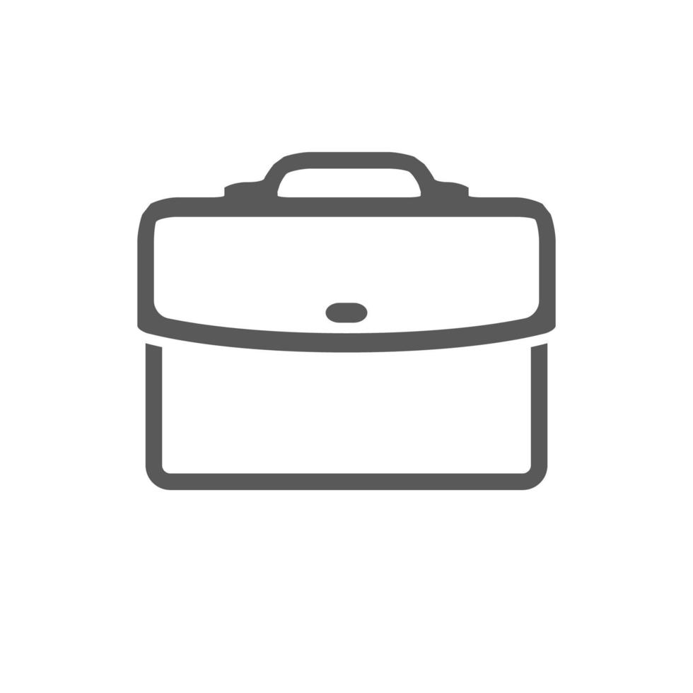 illustration vectorielle de l'icône du modèle de sac, porte-documents vecteur