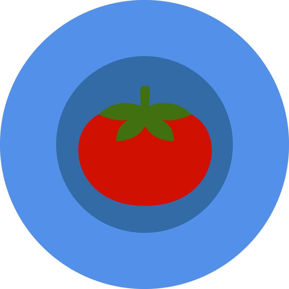 tomate agricole, illustration, vecteur sur fond blanc.