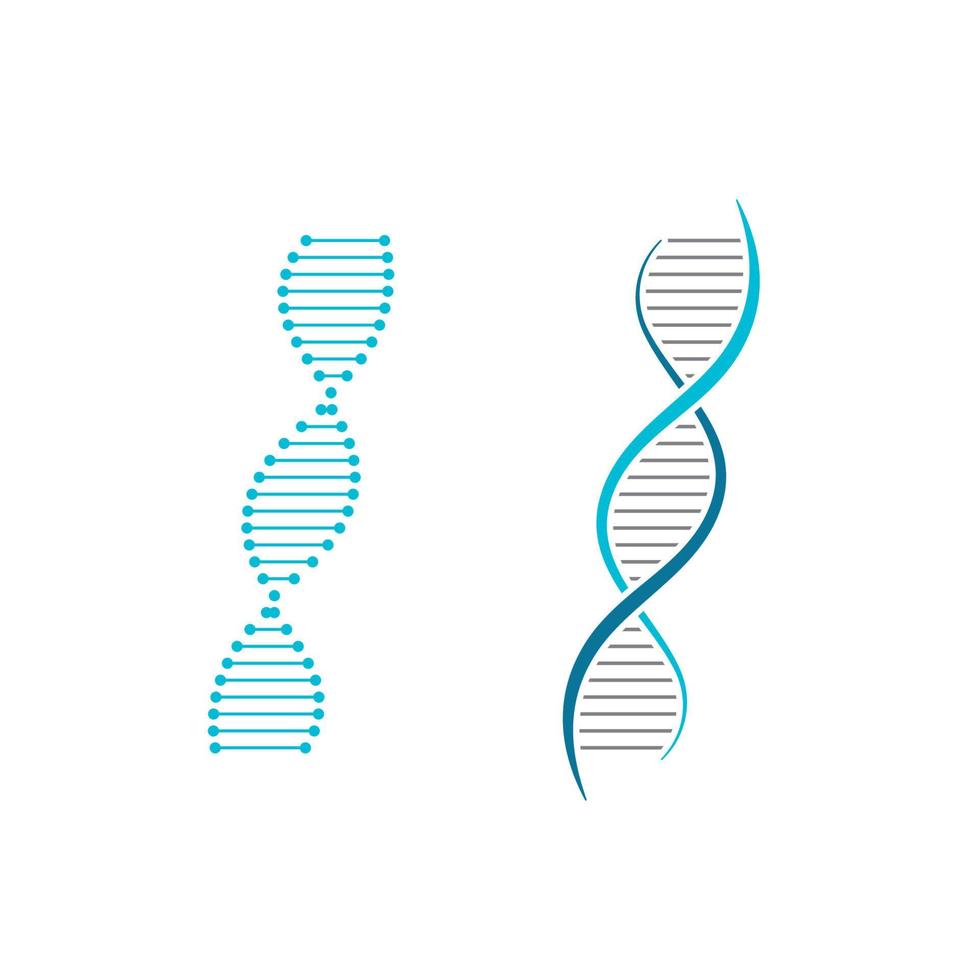 conception d'illustration d'icône de vecteur d'adn