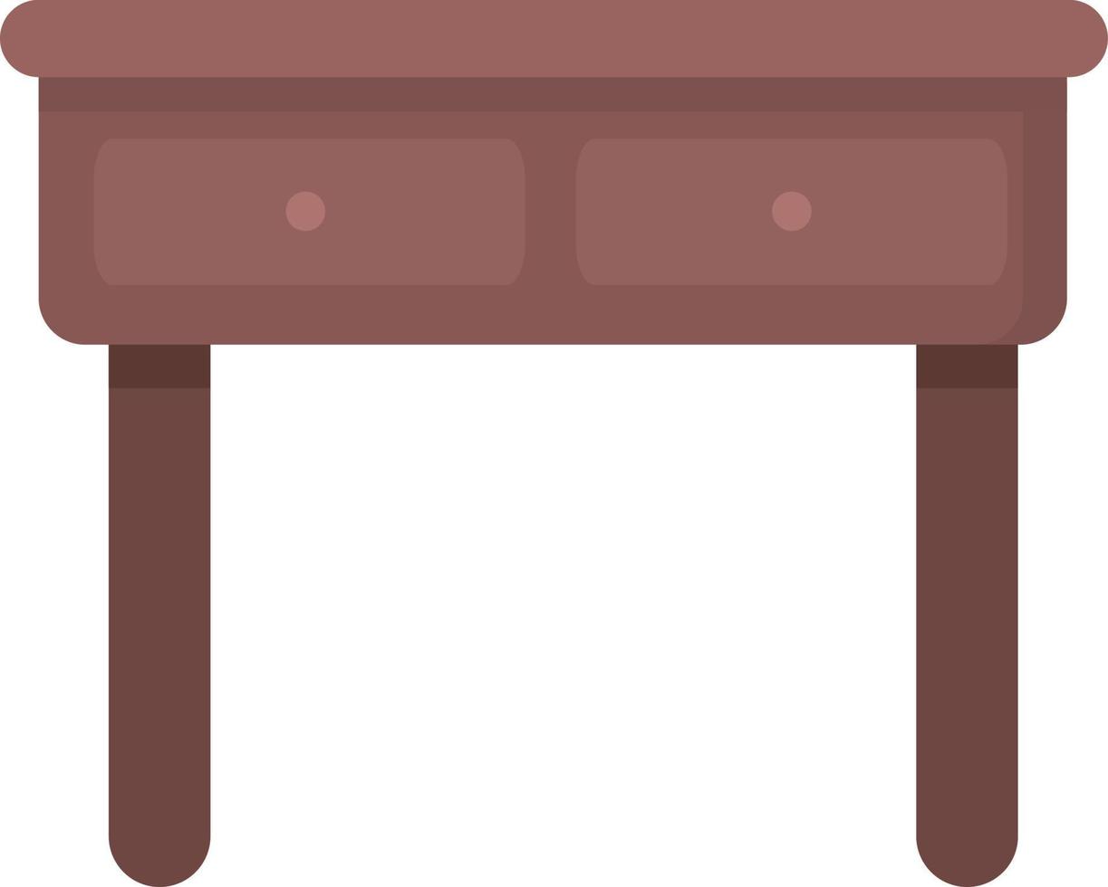 table de chevet, illustration, vecteur sur fond blanc.