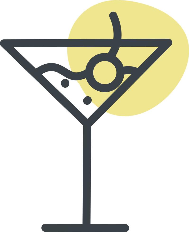 cocktail mojito, illustration, vecteur, sur fond blanc. vecteur