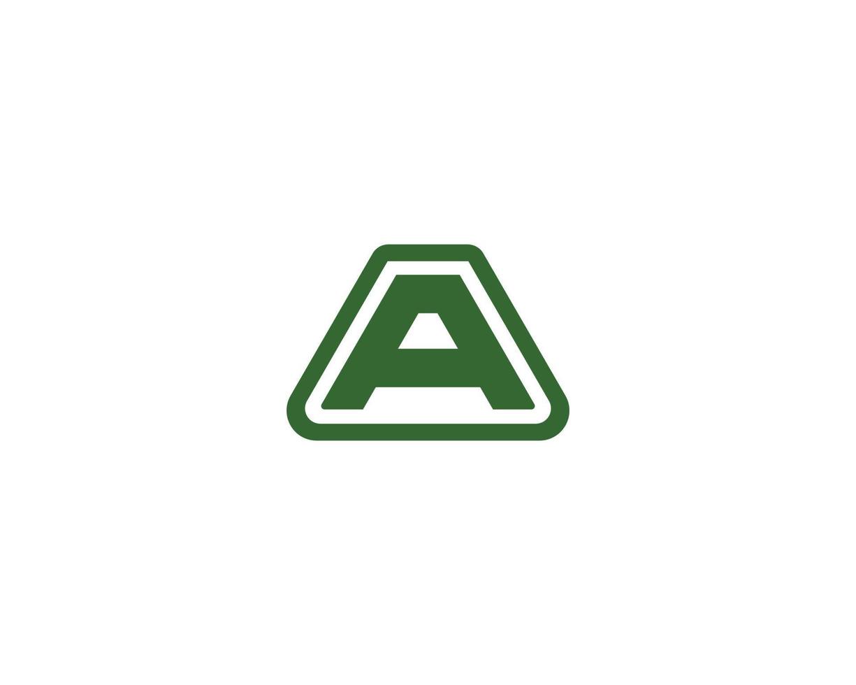 un modèle de vecteur de conception de logo lettre aa