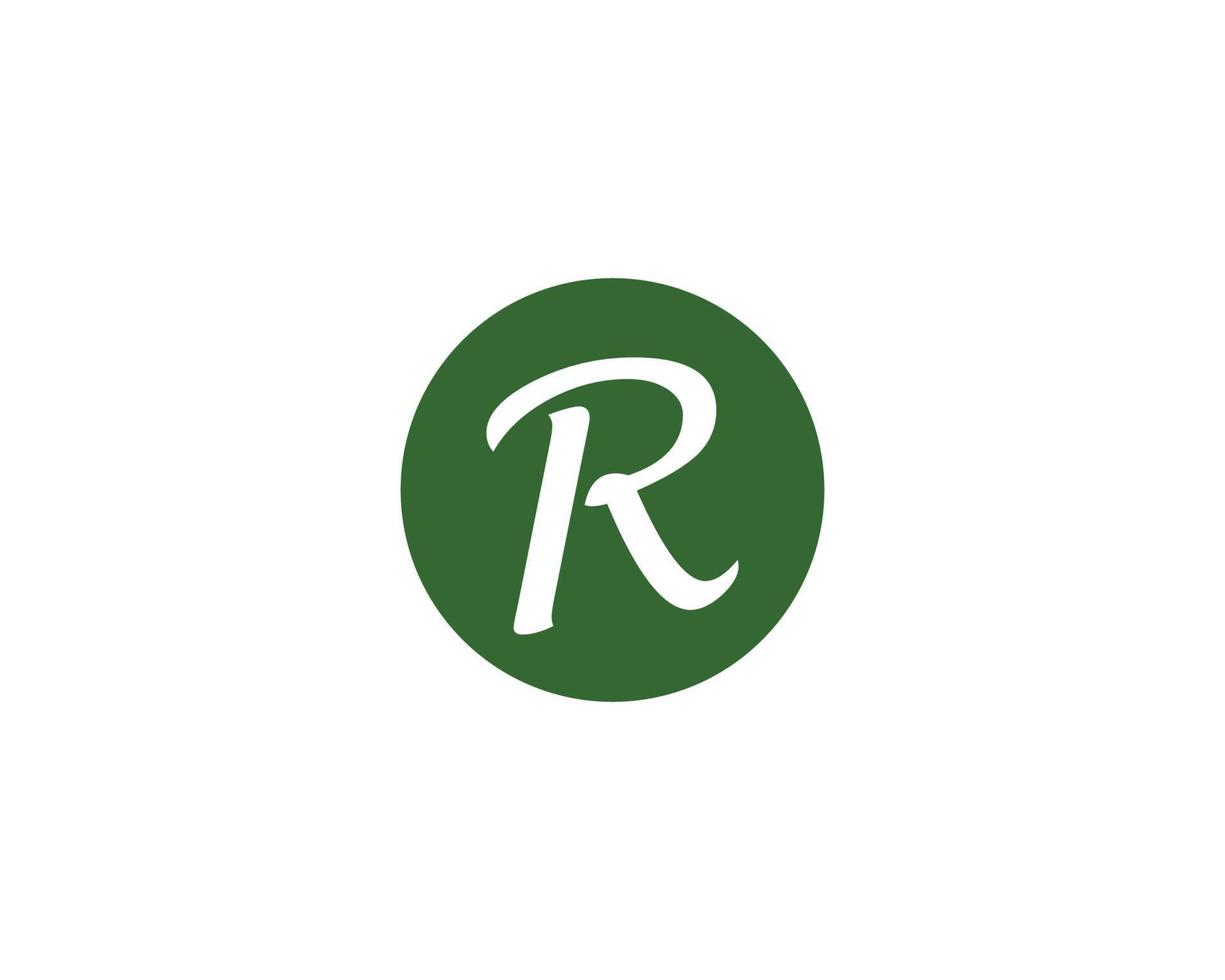 modèle de vecteur de conception de logo r