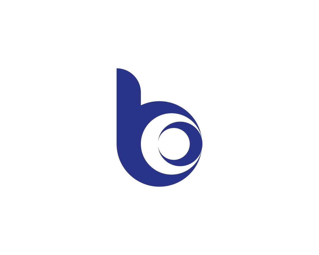 modèle de vecteur de conception de logo b